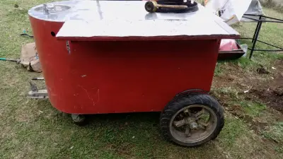 Carro de Comida Rápida con Quemador de Gas - miniatura 2