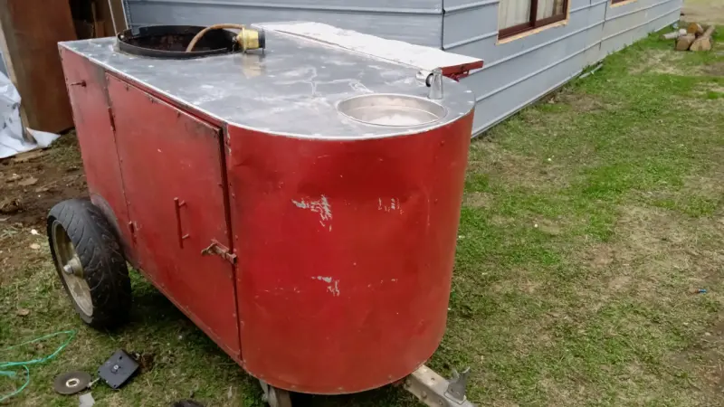 Carro de Comida Rápida con Quemador de Gas - 3
