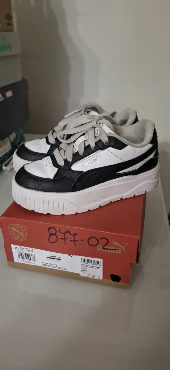 Zapatillas Puma Karmen II Idol PS Blanco y Negro - 3