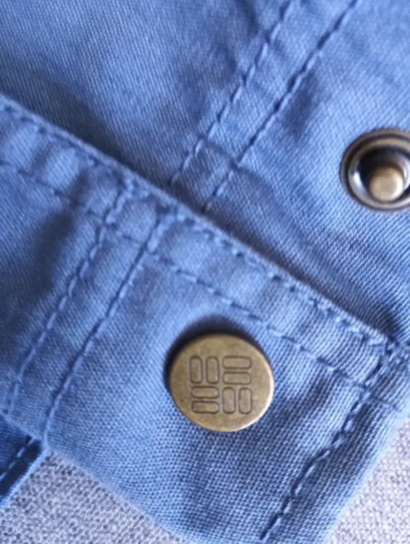 Chaqueta azul Columbia con capucha - 3