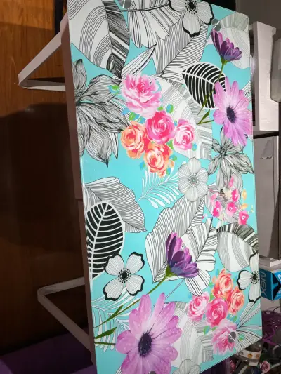 Escritorio con cubierta floral de vidrio - miniatura 4