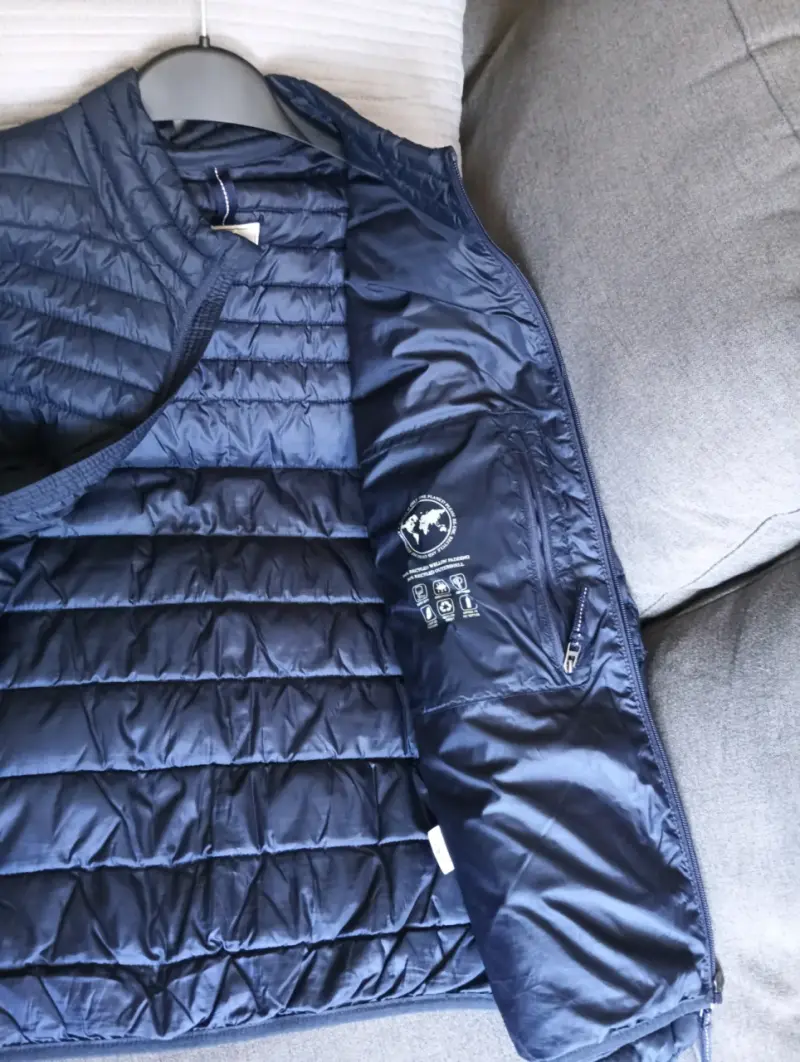 Chaqueta acolchada azul marino Sfera para hombre - 3