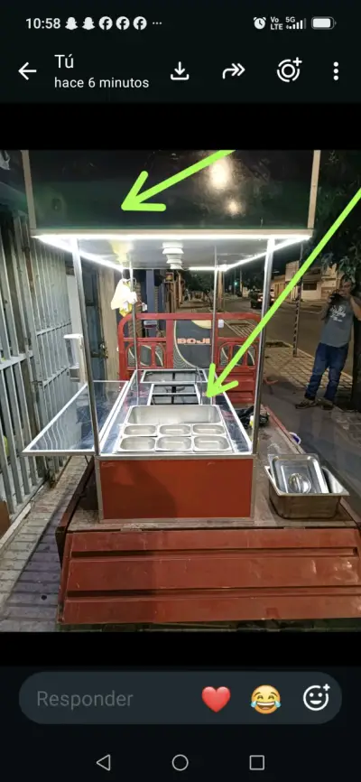 Estructura para Venta de Comida - miniatura 1