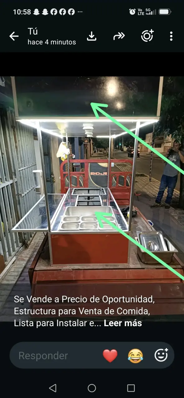 Estructura para Venta de Comida - 2