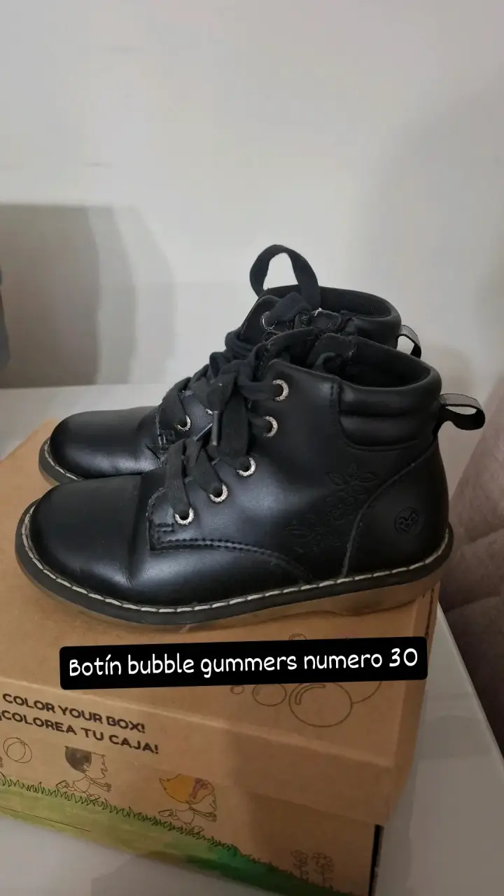 Botines Bubble Gummers negros talla 30