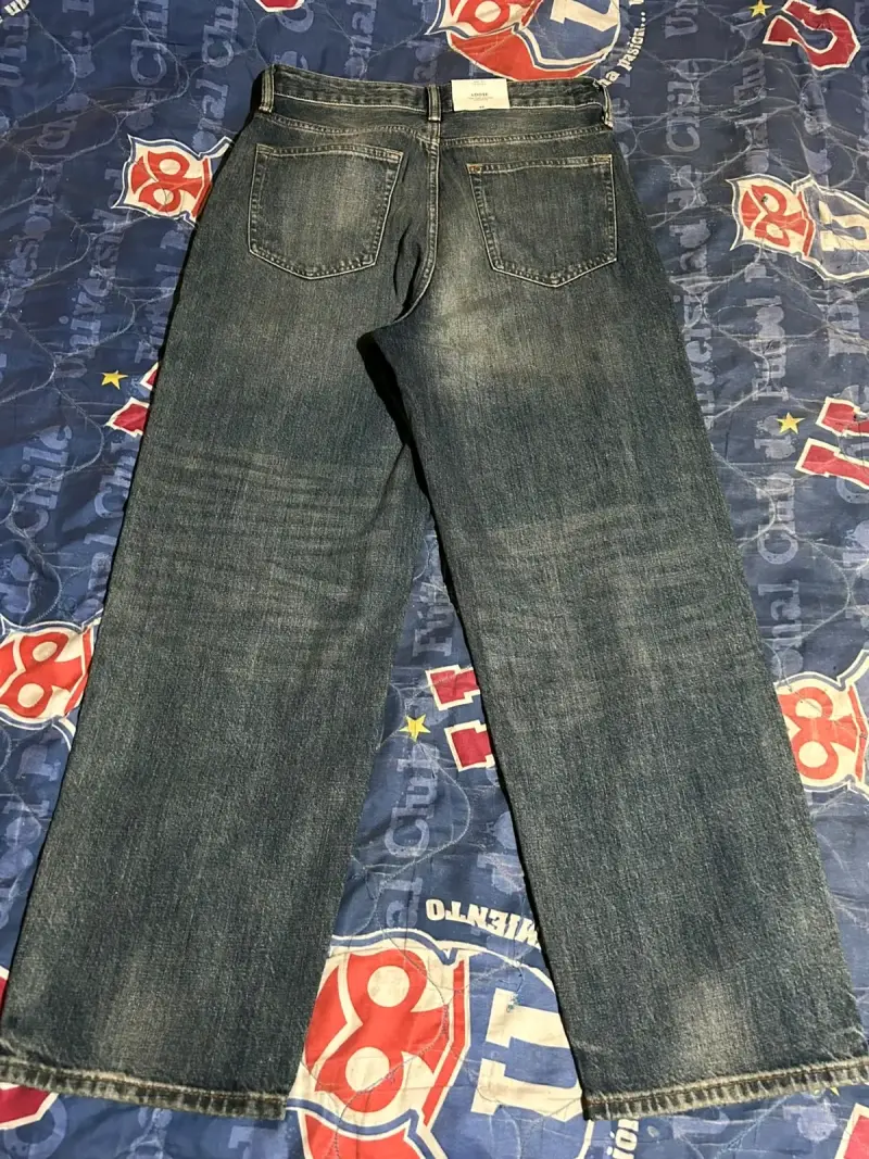 Jeans H&M Loose Fit, Azul - 4