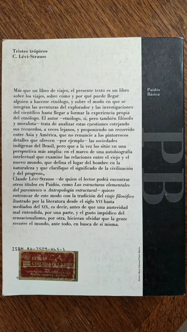 Libro Tristes Trópicos de C. Lévi-Strauss - 2