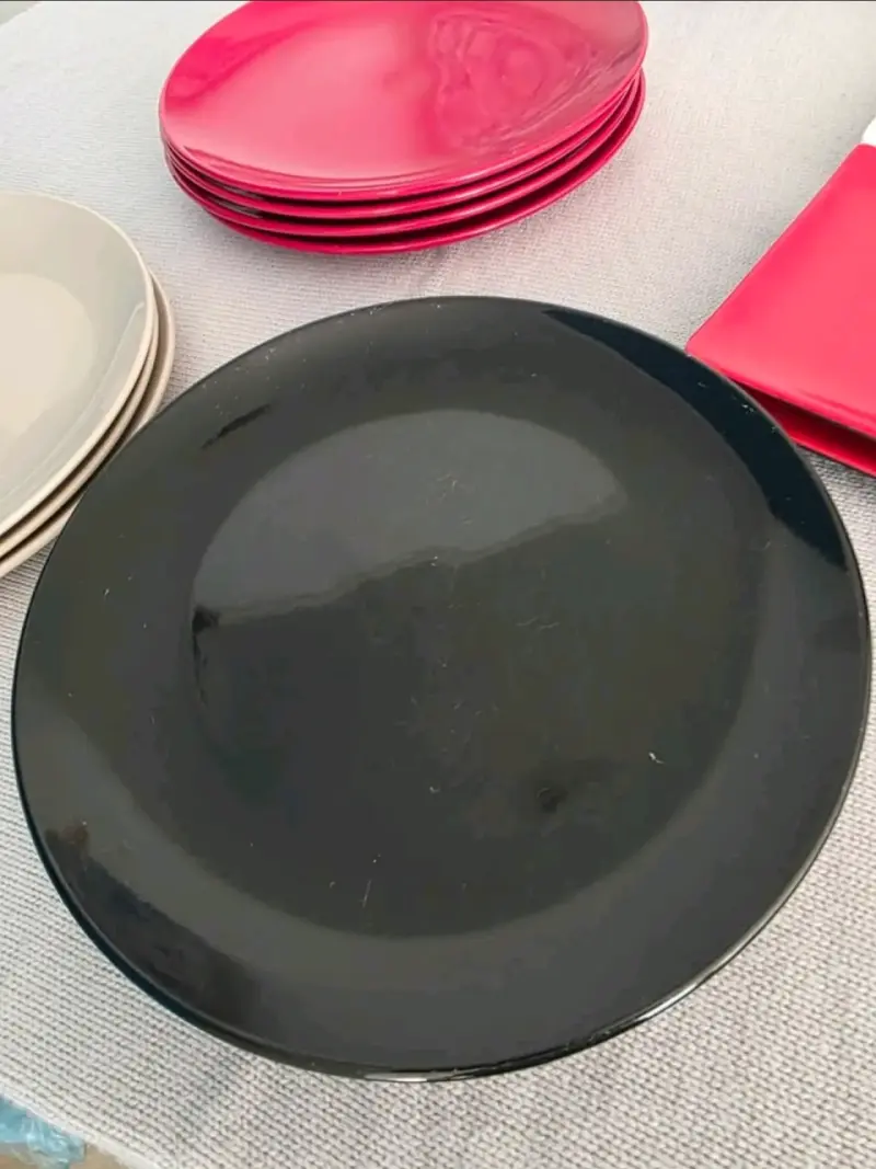 Platos de cerámica multicolor - 3
