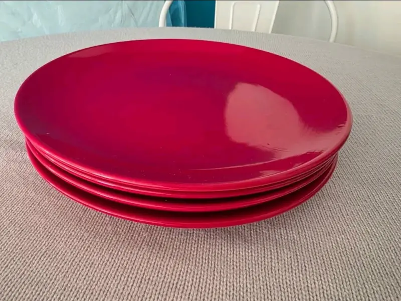 Platos de cerámica multicolor - 4