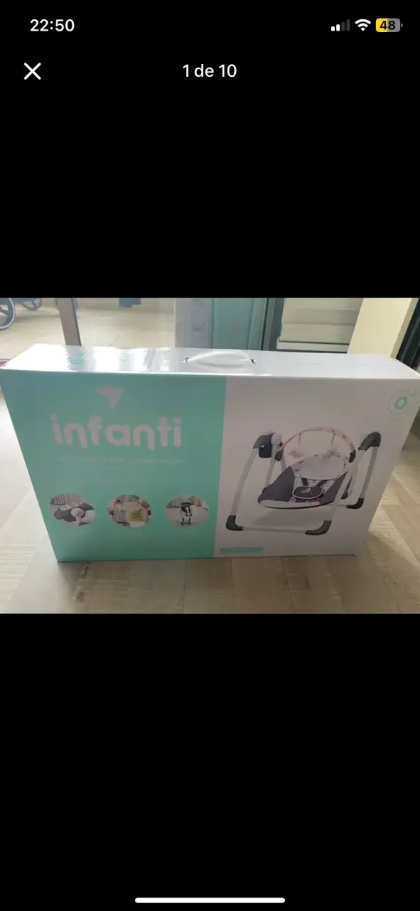 Silla Mecedora swing Infanti para Bebé nueva - 1