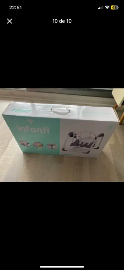 Silla Mecedora swing Infanti para Bebé nueva - miniatura 5
