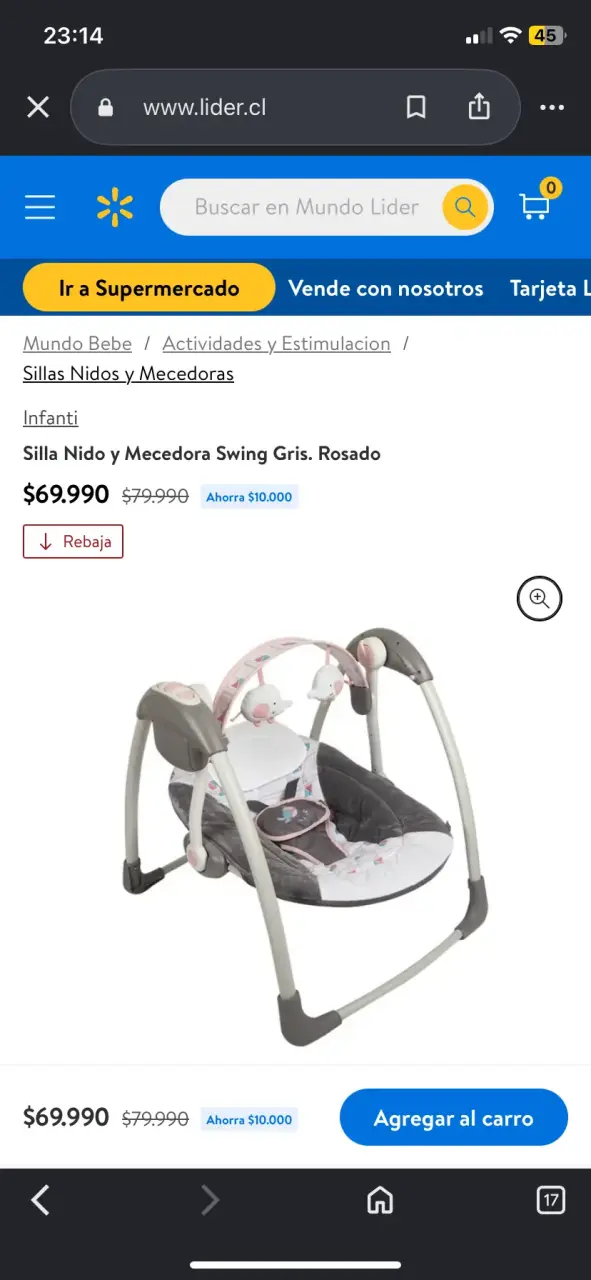 Silla Mecedora swing Infanti para Bebé nueva - 6