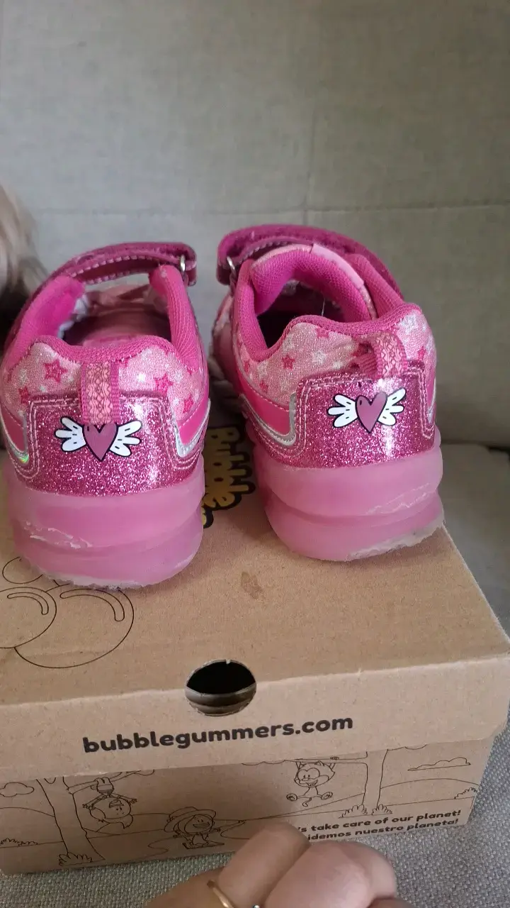 Zapatillas rosadas con brillo Bubblegummers - 3
