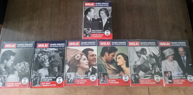 Colección de libros y DVDs ¡HOLA! Grandes Romances
