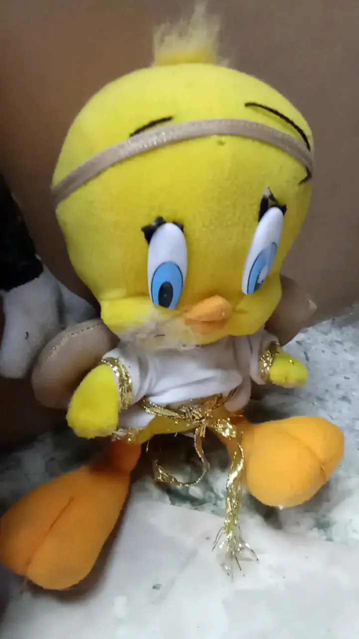 Peluches de Silvestre y Piolín en buen estado - 3