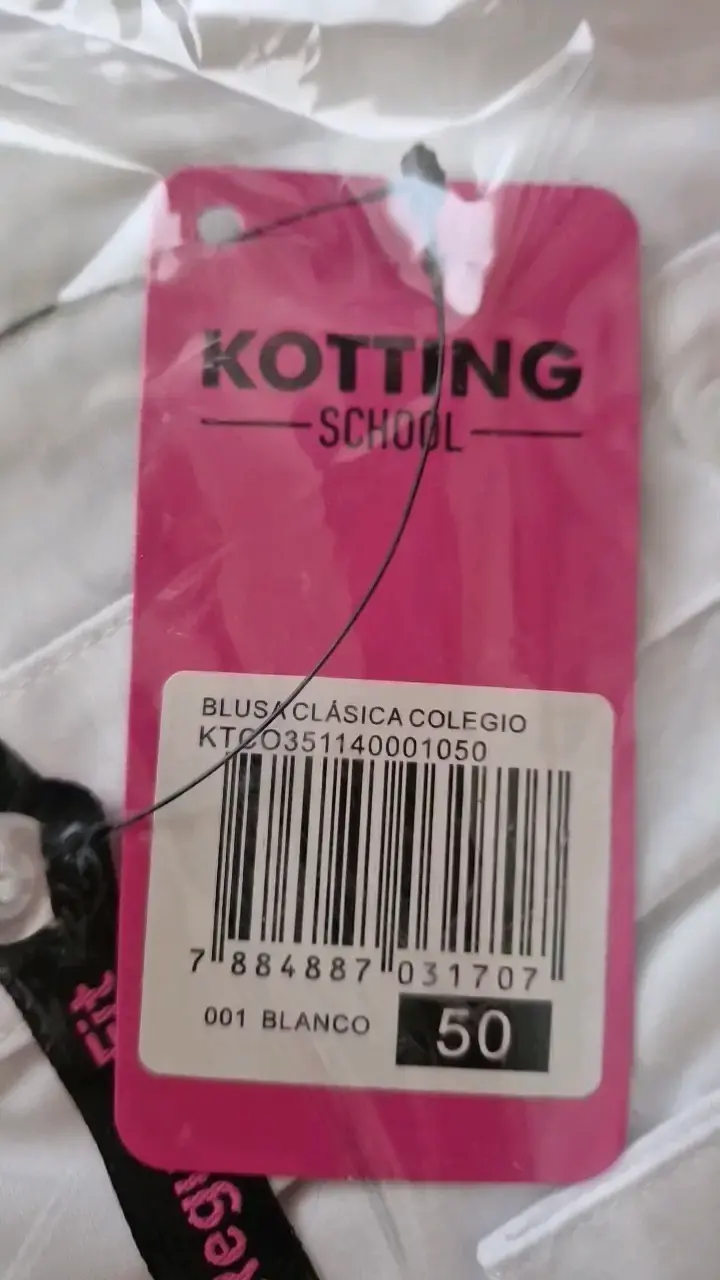 Camisa Escolar Blanca Kotting School - 2