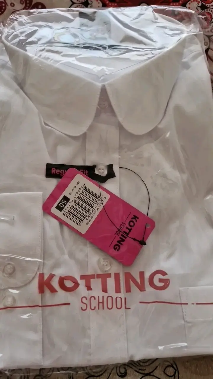 Camisa Escolar Blanca Kotting School - 3