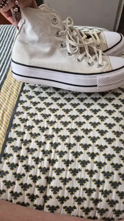 Zapatillas Converse All Star blancas de lona - miniatura 2