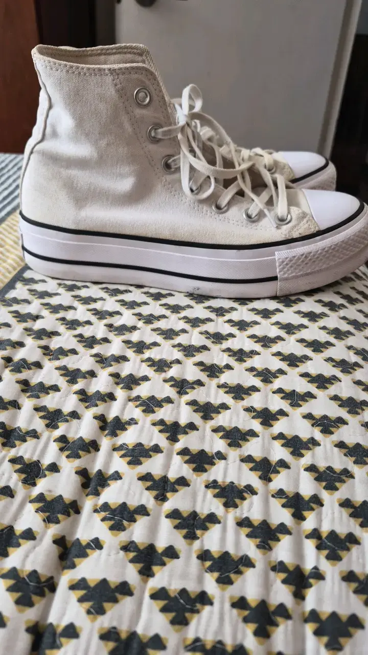 Zapatillas Converse All Star blancas de lona - 3