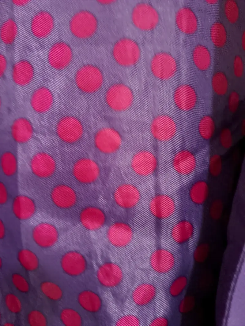 Abrigo morado para mujer con cinturón - 3