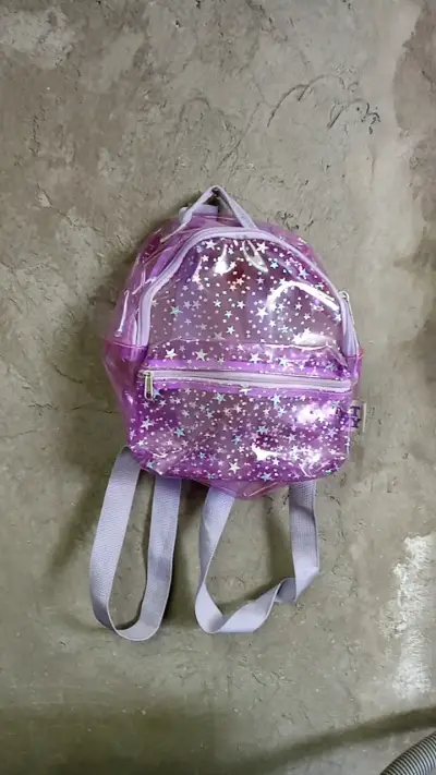 Mochila infantil transparente con estrellas - miniatura 1