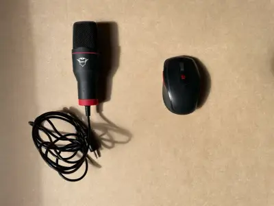 Micrófono Trust con cable y mouse inalámbrico - miniatura 2