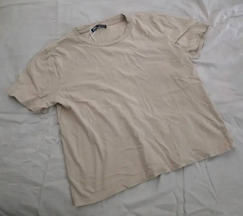 Polera beige Zara - 1