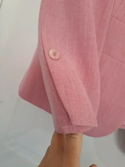 Blazer rosado para mujer talla 40 - miniatura 4