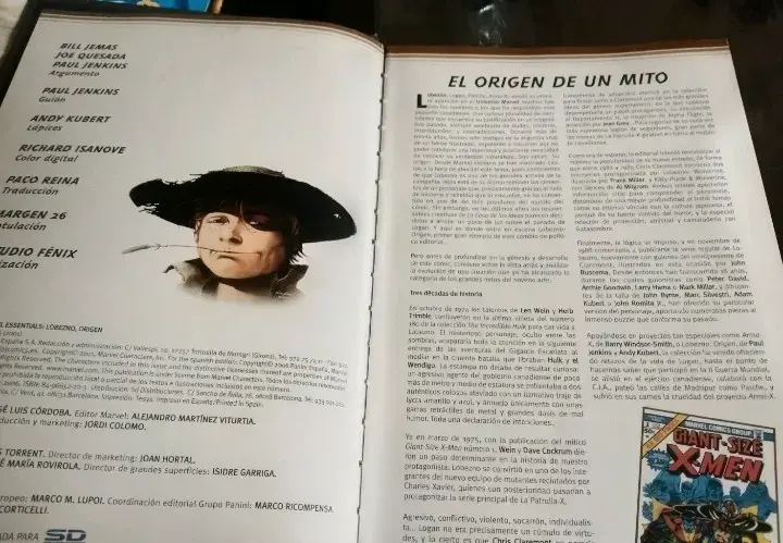 Cómic Lobezno Origen Marvel Essentials - 3