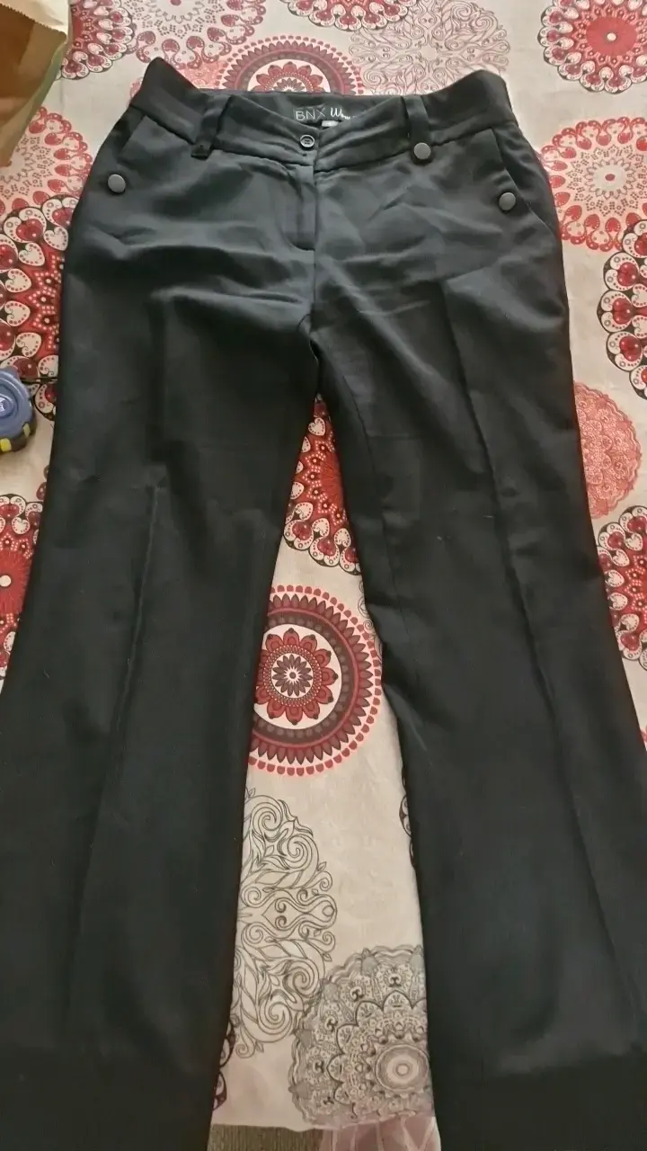 Pantalón de vestir negro para mujer - 2