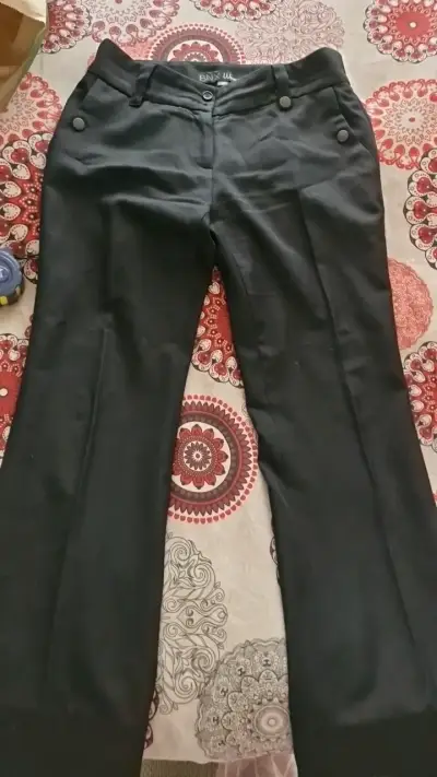 Pantalón de vestir negro para mujer - miniatura 2
