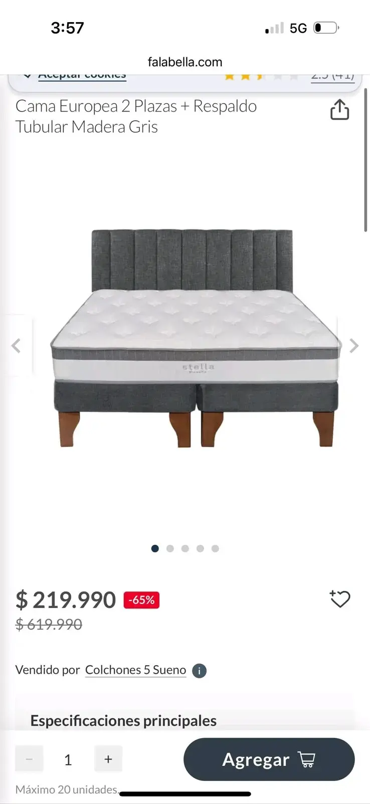 Cama de 2 plazas nuevas✨️ - 2