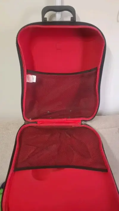 Maleta infantil Spiderman con ruedas - miniatura 3