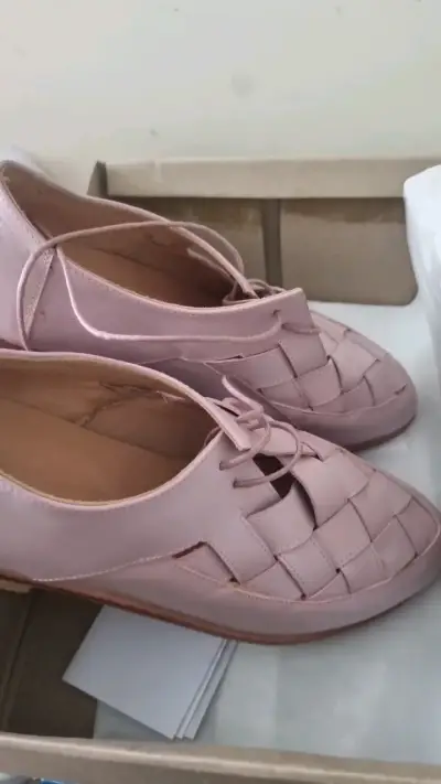 Zapatos de cuero rosa Marabú Chucao - miniatura 2