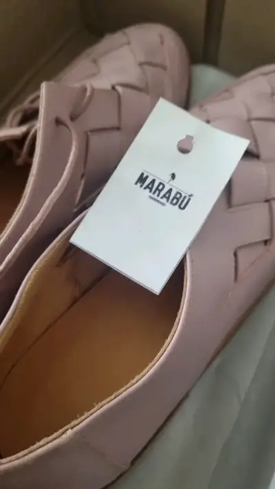 Zapatos de cuero rosa Marabú Chucao - miniatura 3