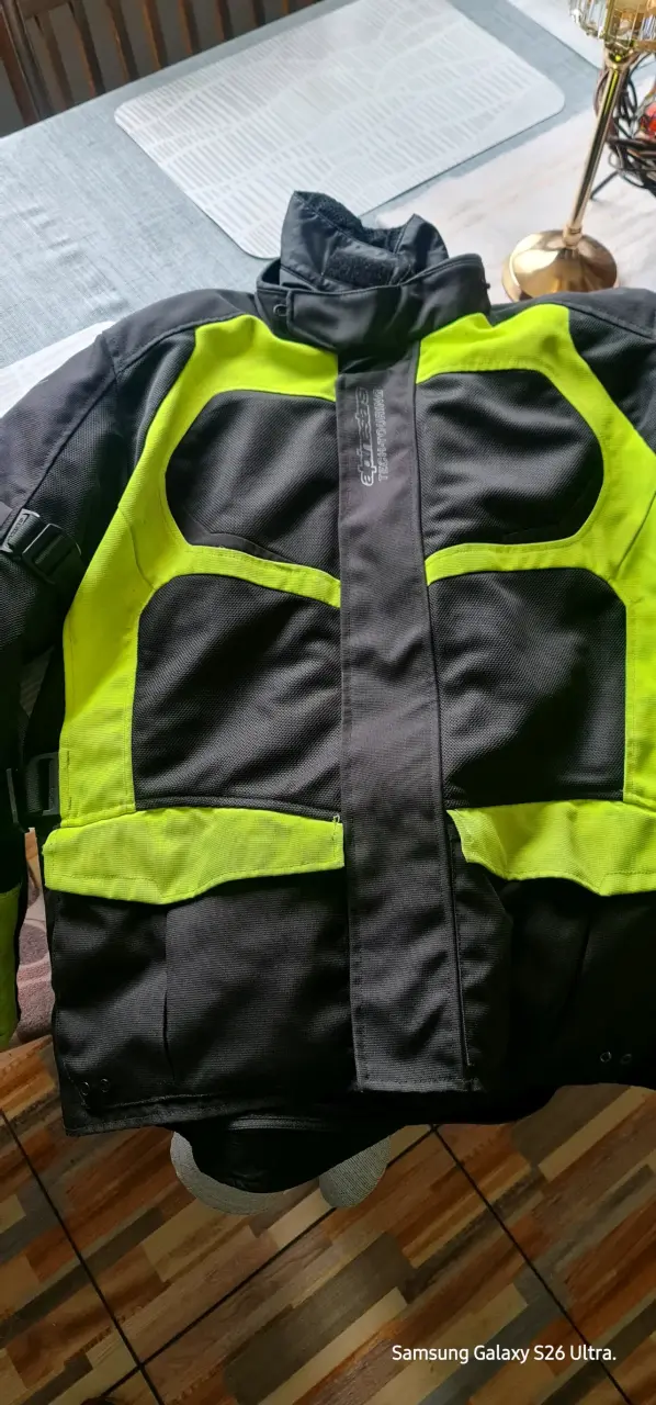 Chaqueta de moto Alpinestars negra y amarilla - 2