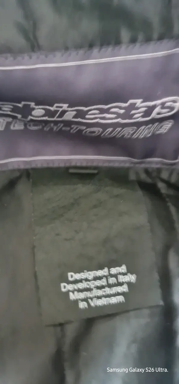 Chaqueta de moto Alpinestars negra y amarilla - 6