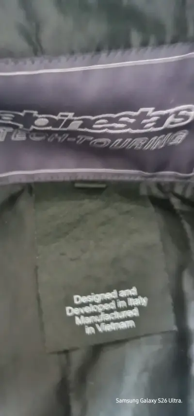 Chaqueta de moto Alpinestars negra y amarilla - miniatura 6