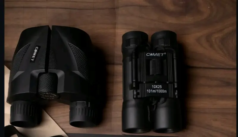 Binoculares Comet 10x25 compactos y ligeros