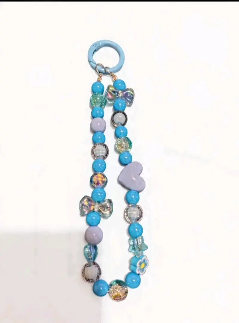 Straps para celulares coloridos con dijes - 2