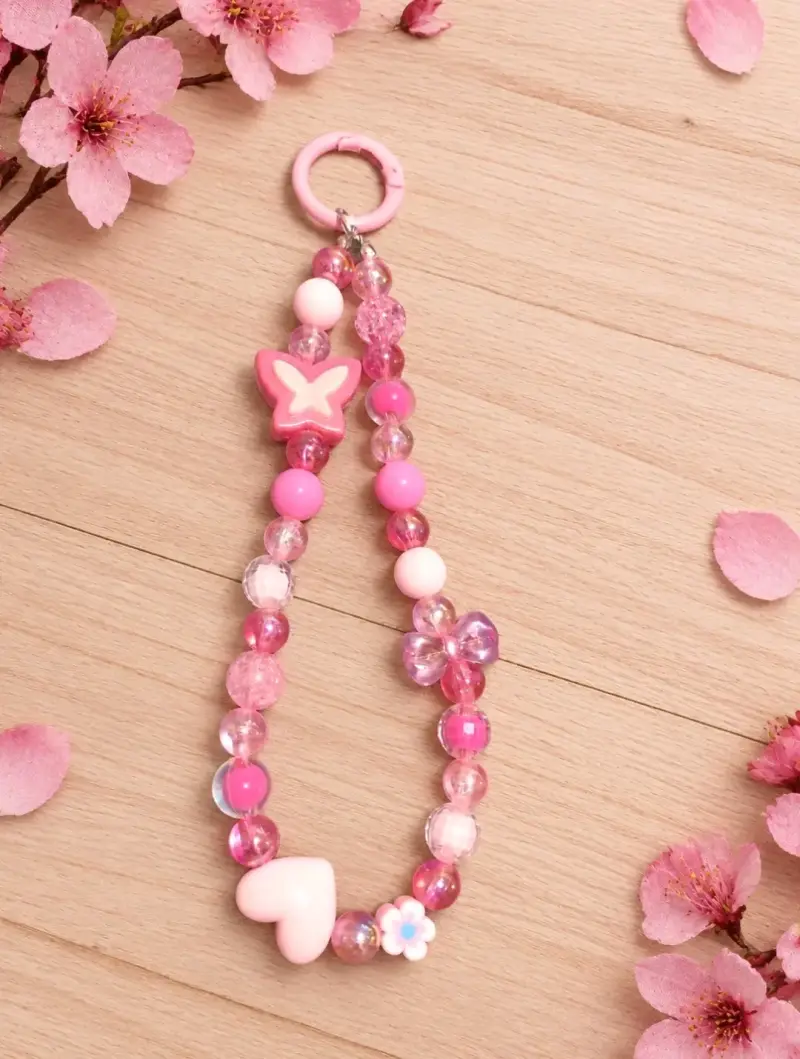 Straps para celulares coloridos con dijes - 3