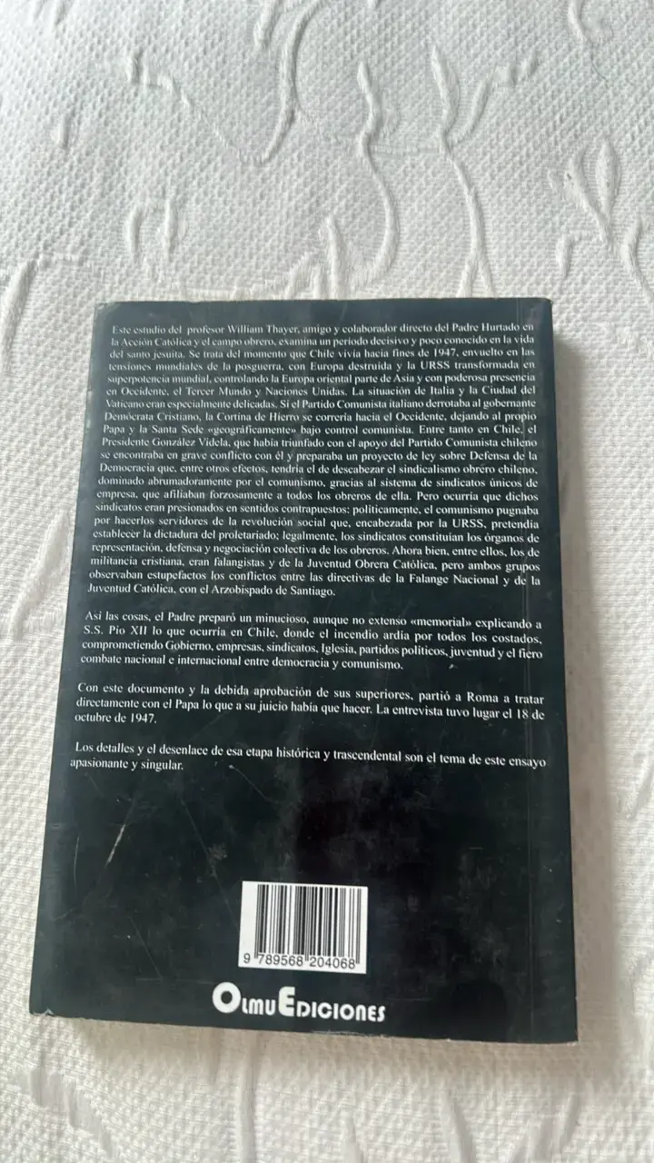 Libro 'Ni Político, Ni Comunista' de William Thayer Arteaga - 2