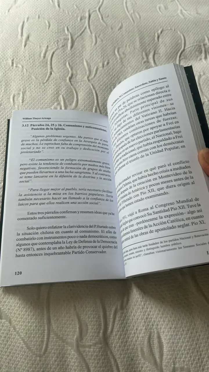 Libro 'Ni Político, Ni Comunista' de William Thayer Arteaga - 3