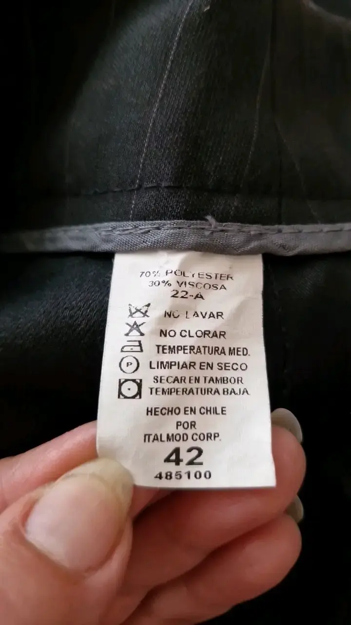 Pantalón de vestir gris oscuro para mujer - 5