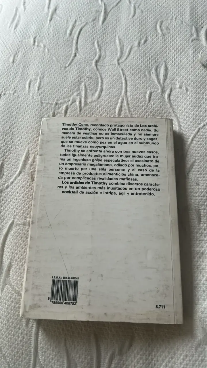 Libro Los Ardid de Timothy de Lawrence Sanders - 2