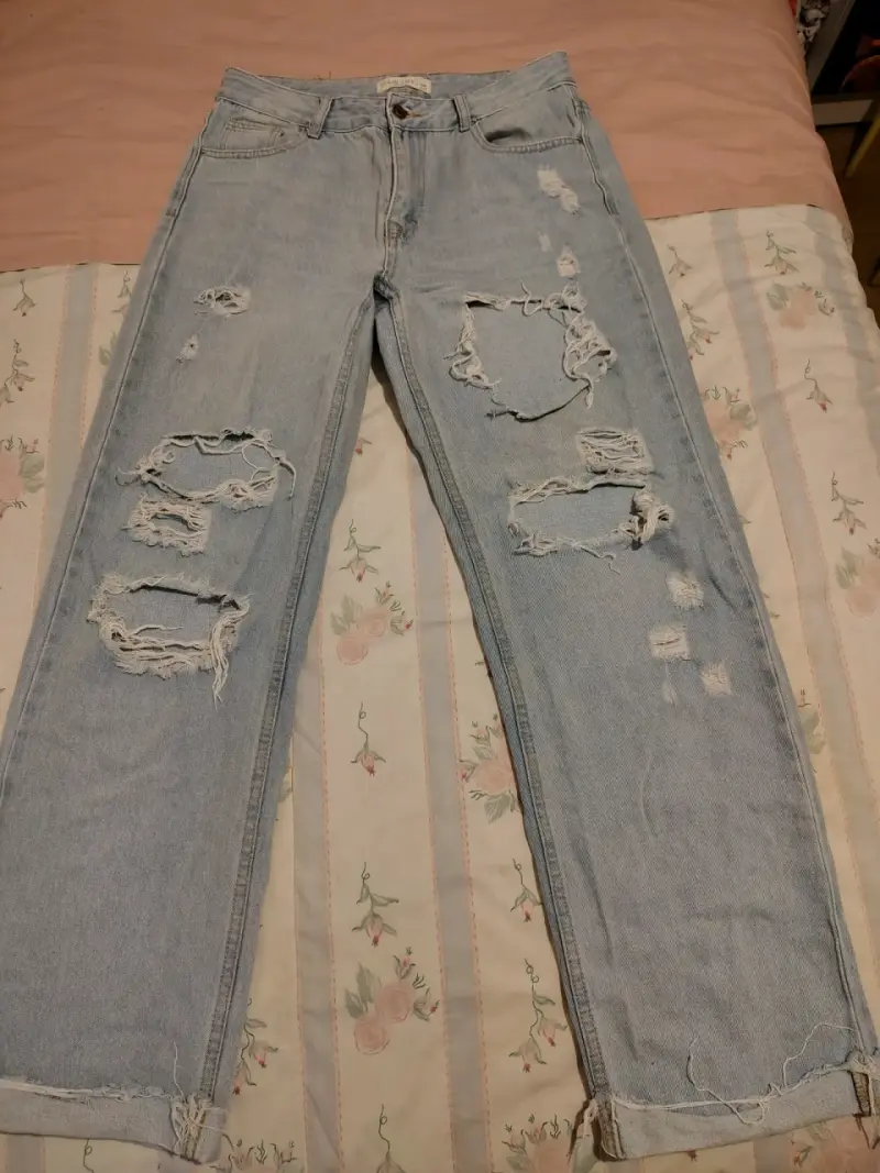 Jeans de mezclilla desgastados Denim Life para hombre - 5