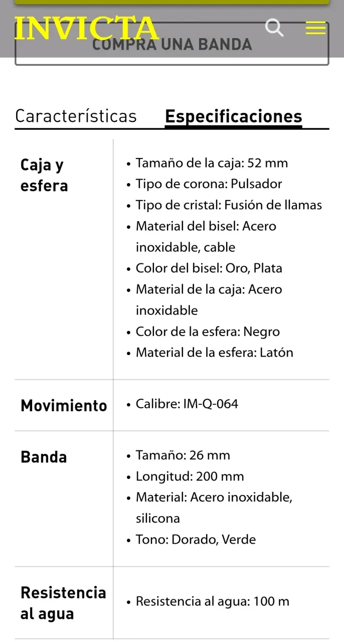 Reloj Invicta Pro Diver dorado y verde - 4