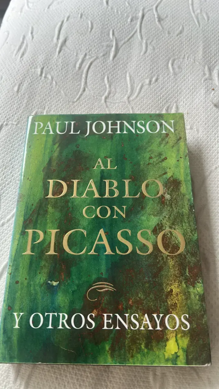 Libro 'Al Diablo con Picasso' de Paul Johnson - 1
