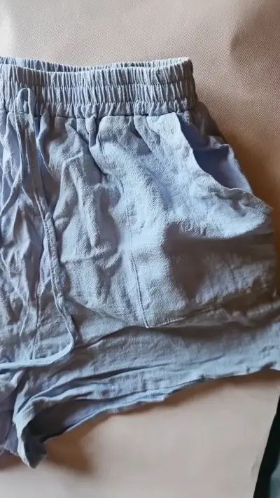Shorts de algodón azul claro Shein talla XS - miniatura 3