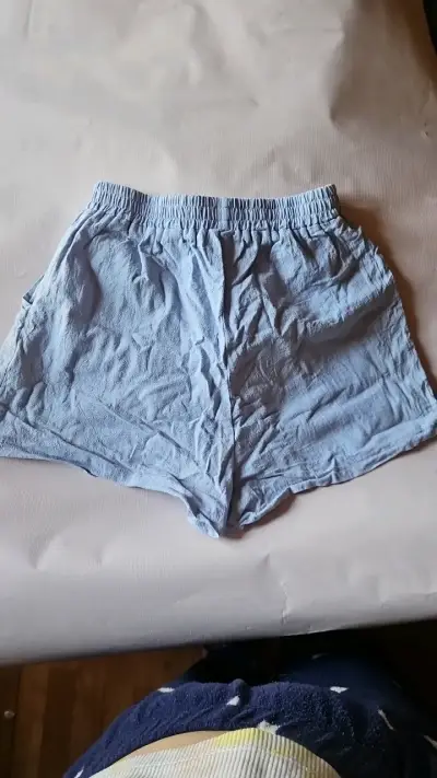 Shorts de algodón azul claro Shein talla XS - miniatura 4